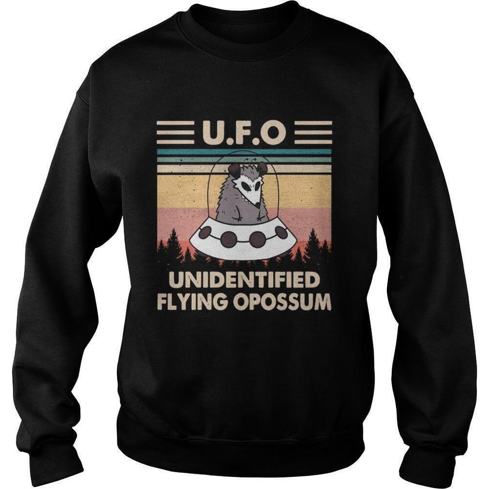 Ufo Unidentified Flying OpossumSweatshirt